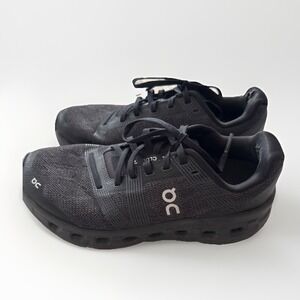 On Cloud Cloudgo Size 8 Women's athletic running shoes Black/Eclipse EUC